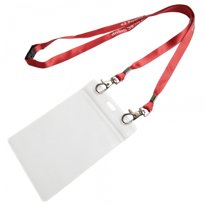 Double Clip Lanyard | Single Custom Branded Double Clip Lanyard