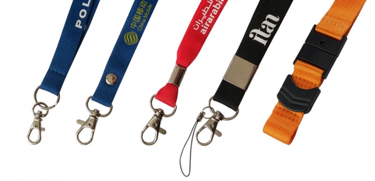 Polyester Lanyard Roll | Factory Custom Blank Polyester Lanyard Roll